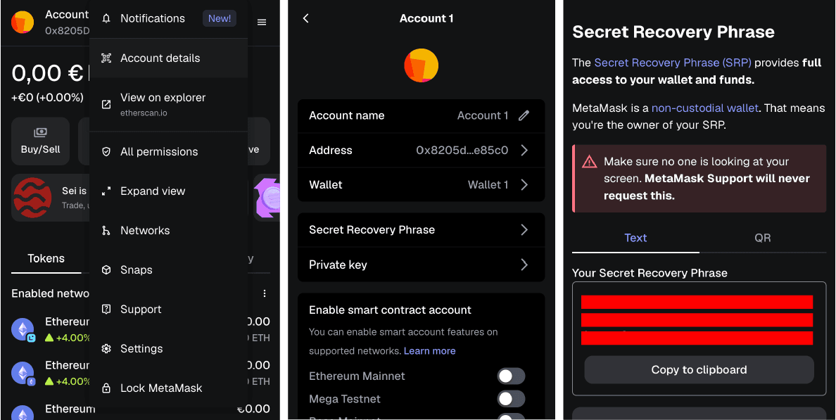 metamask extension steps